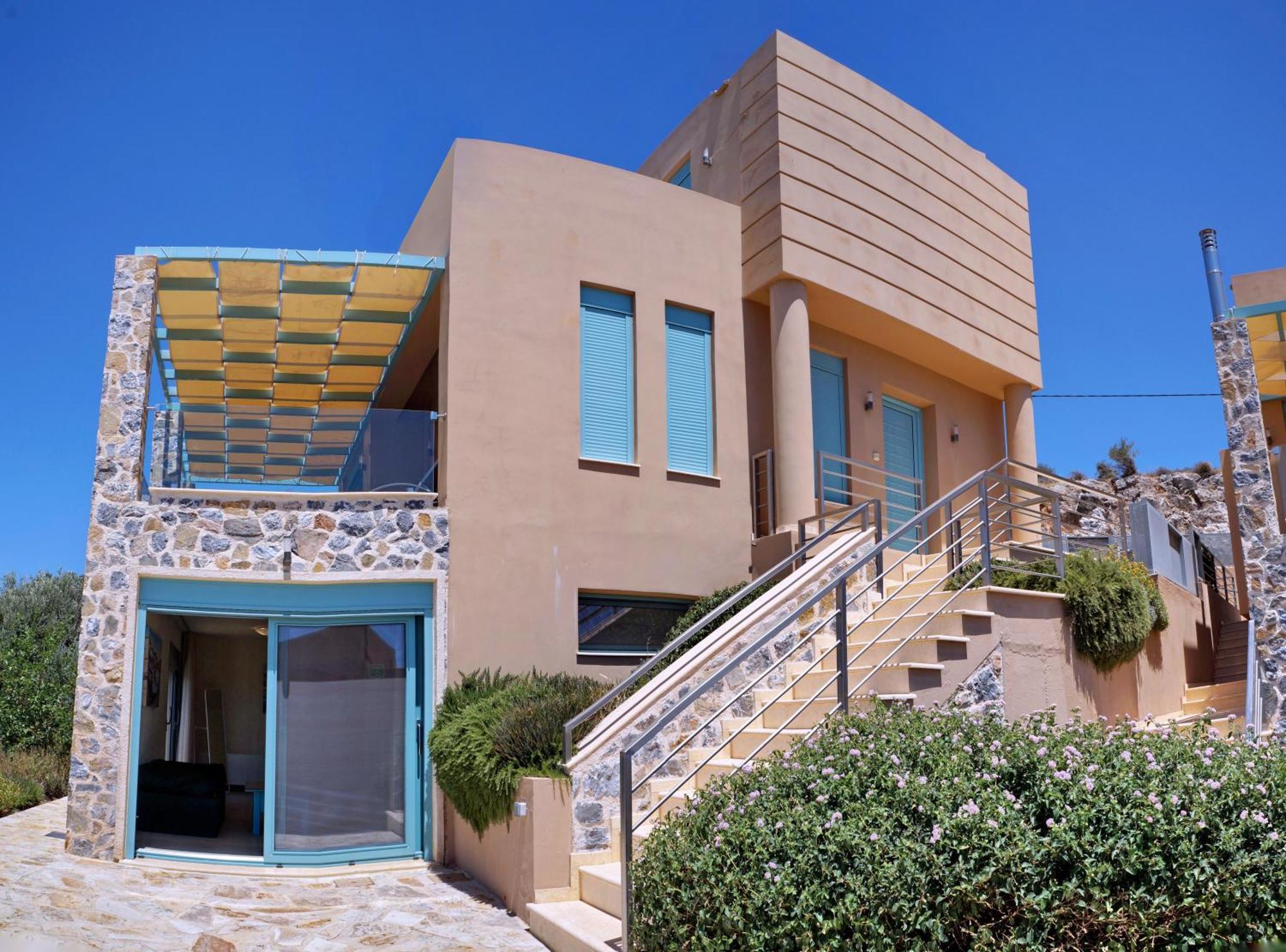 Ouzo Panoramic Houses 1, With Private Pool Plomari Exteriér fotografie