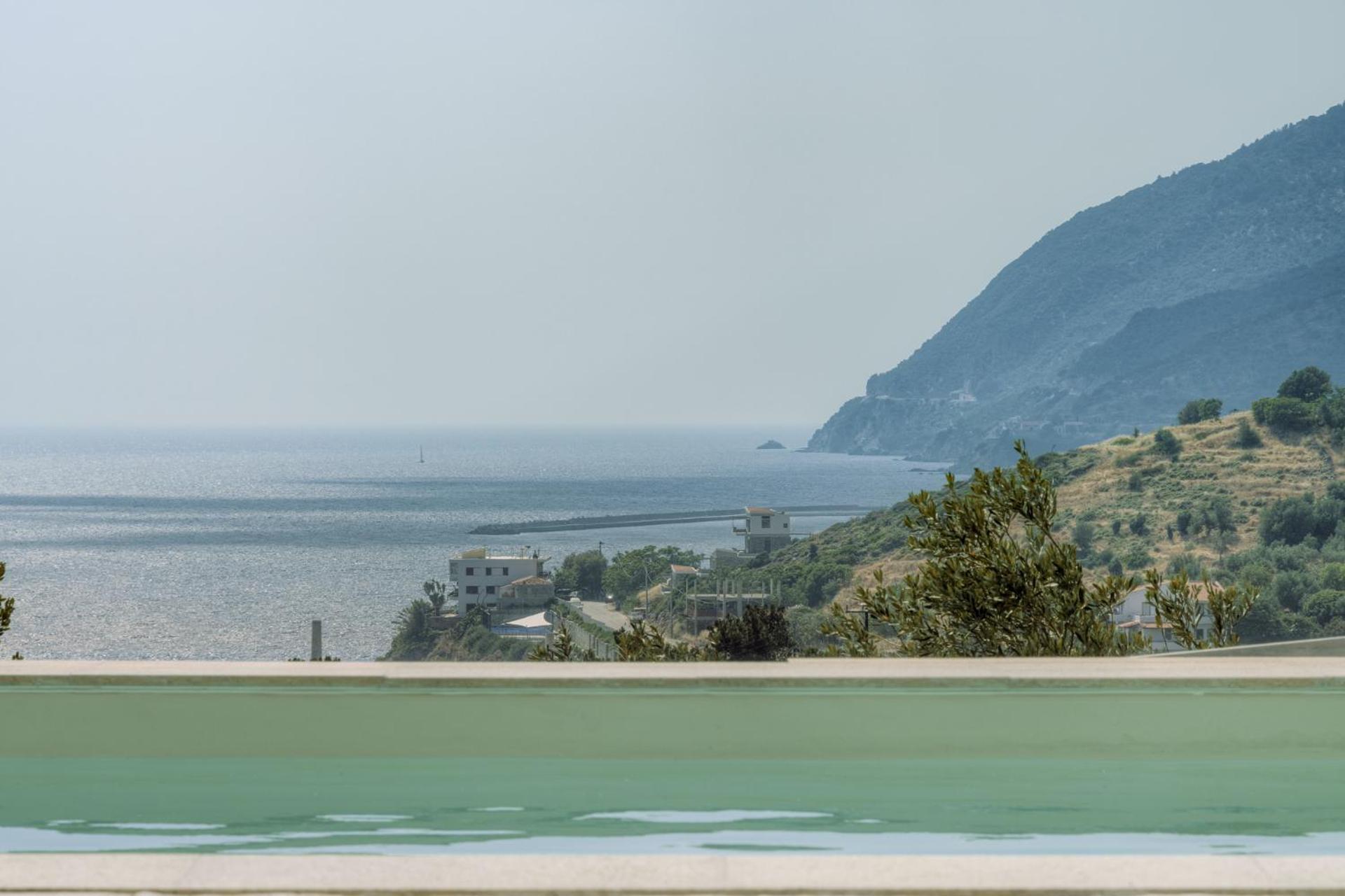 Ouzo Panoramic Houses 1, With Private Pool Plomari Exteriér fotografie