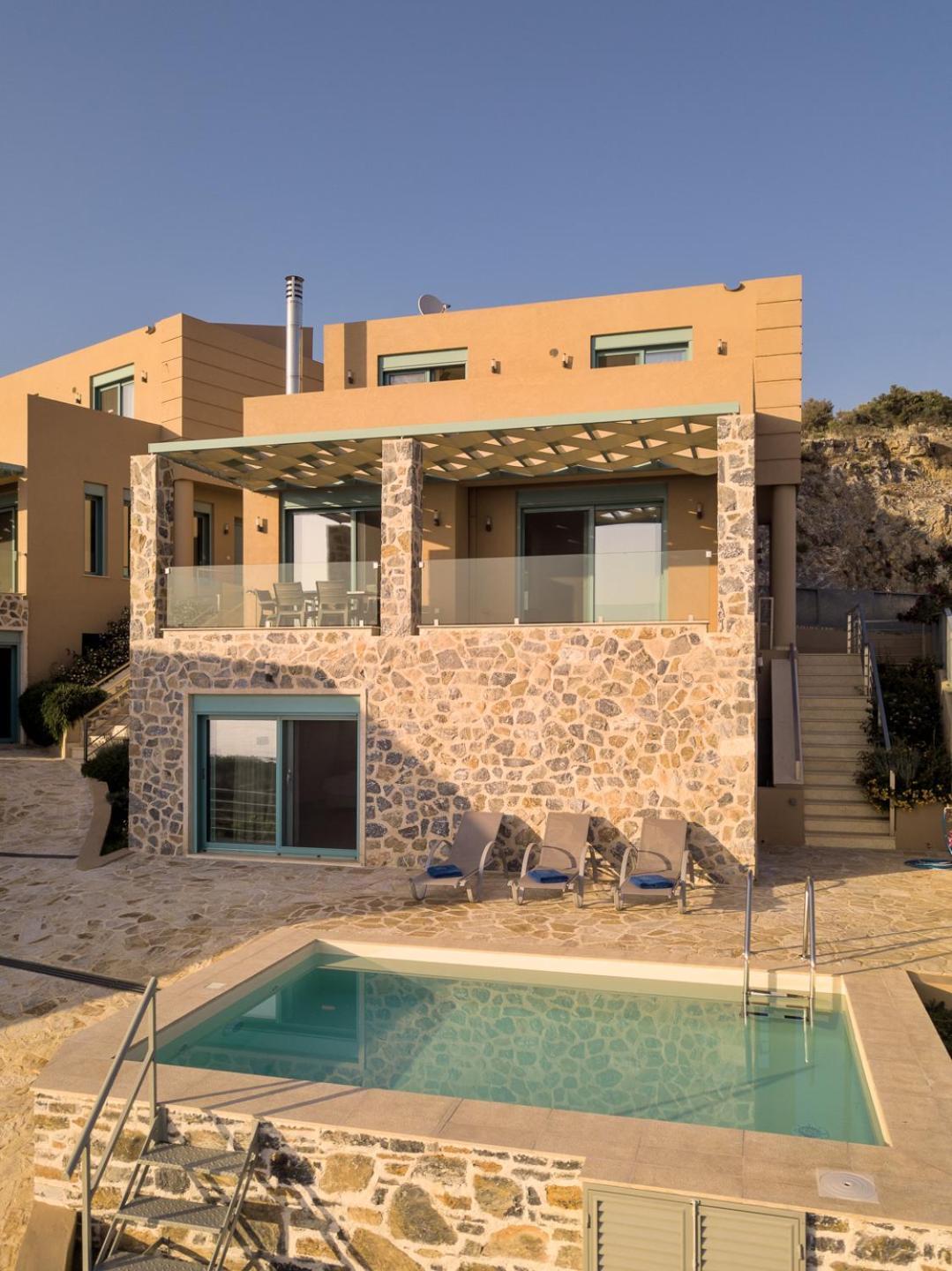 Ouzo Panoramic Houses 1, With Private Pool Plomari Exteriér fotografie