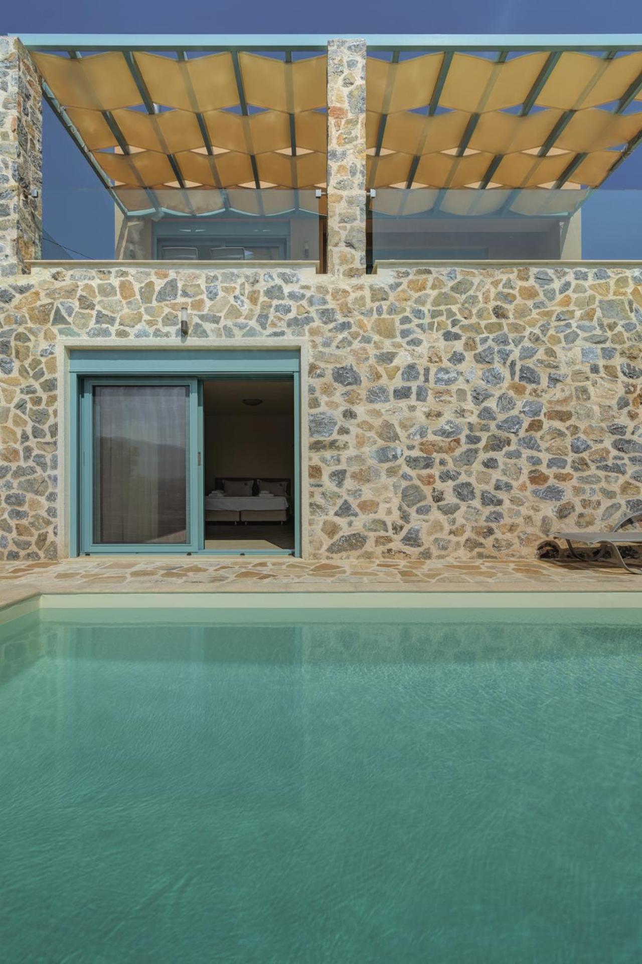 Ouzo Panoramic Houses 1, With Private Pool Plomari Pokoj fotografie